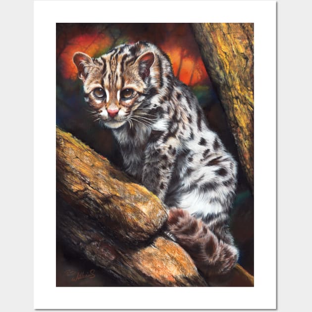 Wild Cat Wall Art by Mightyfineart